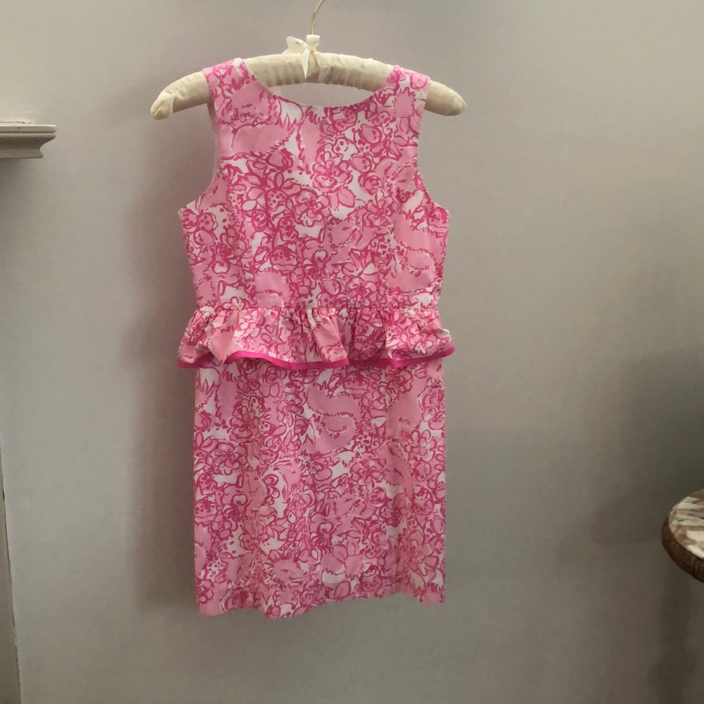 Lilly Pulitzer peplum dress